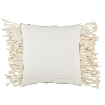product image for Mahya Textured Pillow in Ivory & Light Gray by Jaipur Living 82