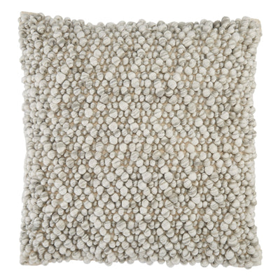 product image for Kaz Textured Pillow in Light Gray by Jaipur Living 4