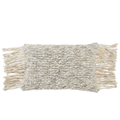 product image for Cilo Textured Pillow in Cream & Light Gray by Jaipur Living 89