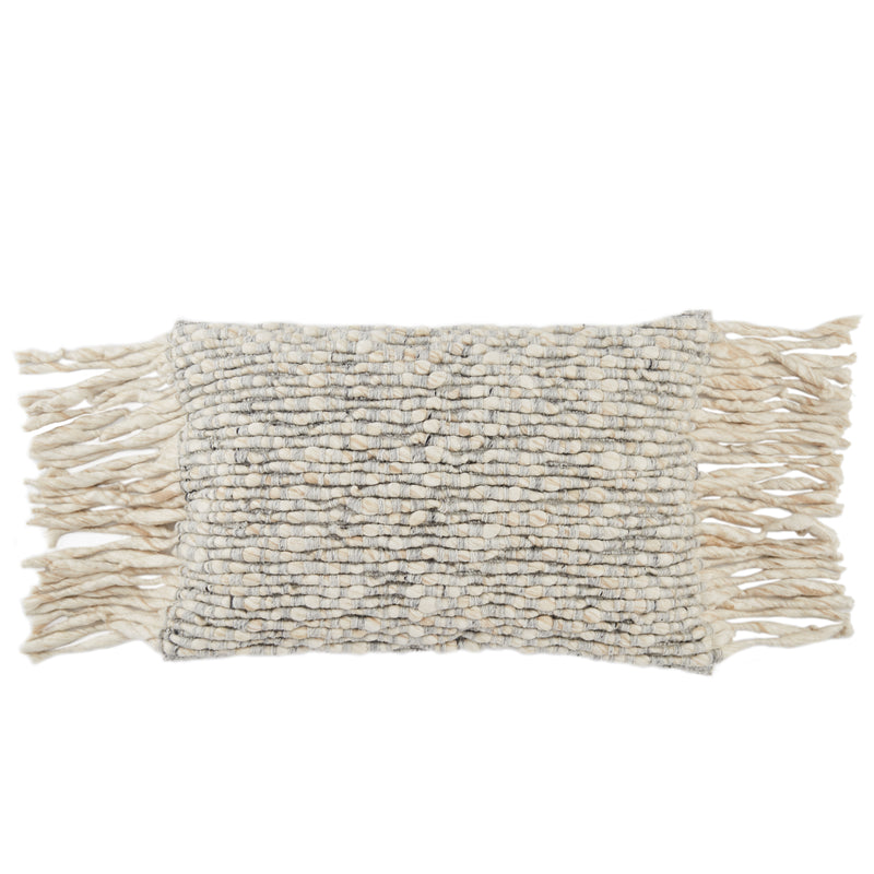 media image for Cilo Textured Pillow in Cream & Light Gray by Jaipur Living 210