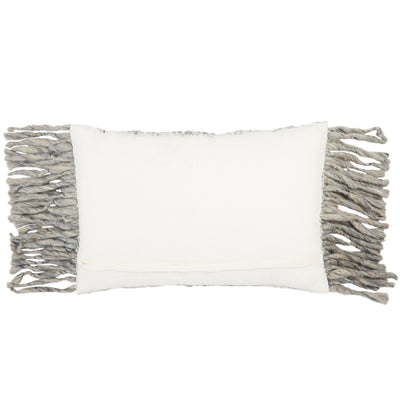 product image for Cilo Textured Pillow in Light Gray & Ivory by Jaipur Living 86