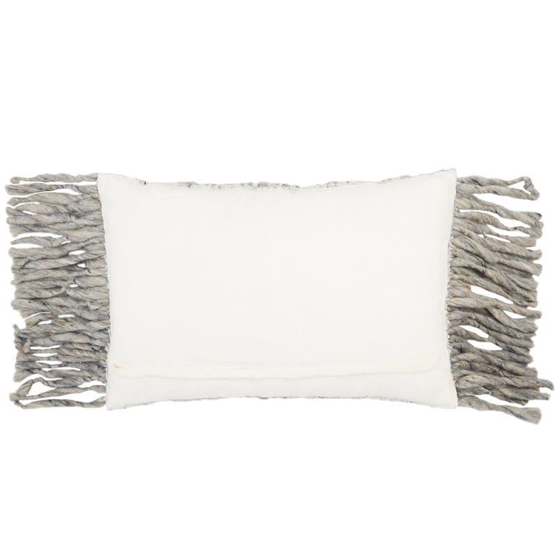 media image for Cilo Textured Pillow in Light Gray & Ivory by Jaipur Living 249