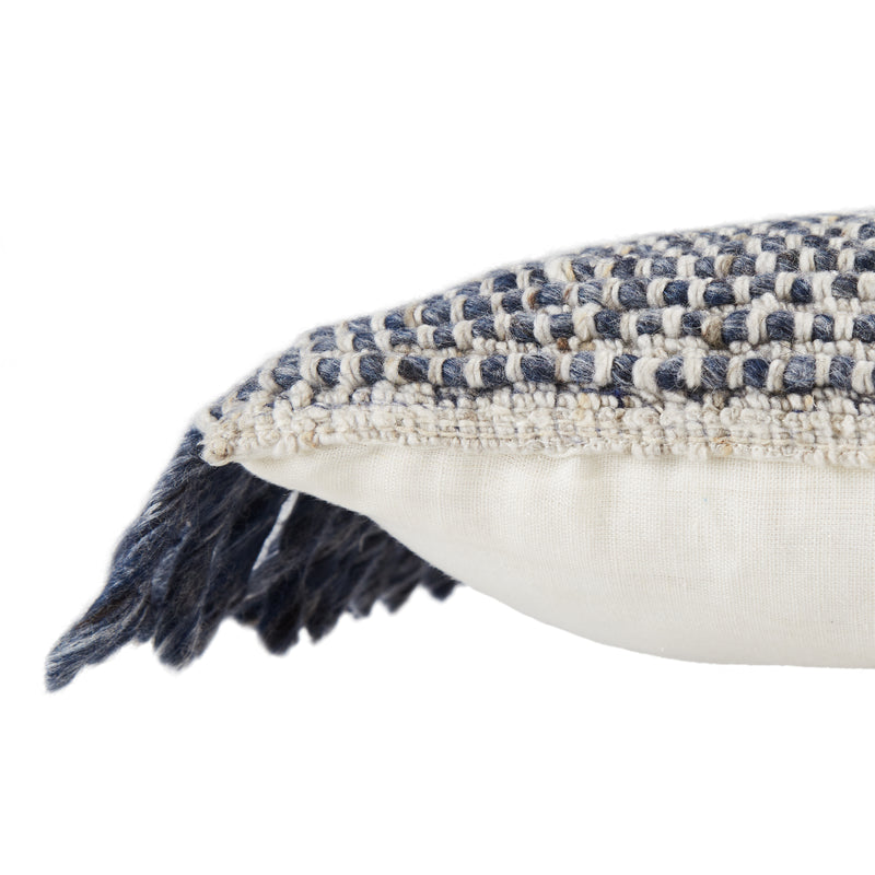 media image for Honaz Textured Pillow in Navy & Ivory by Jaipur Living 213