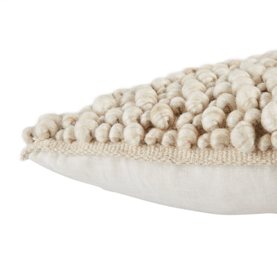 product image for Kaz Textured Pillow in Beige by Jaipur Living 50