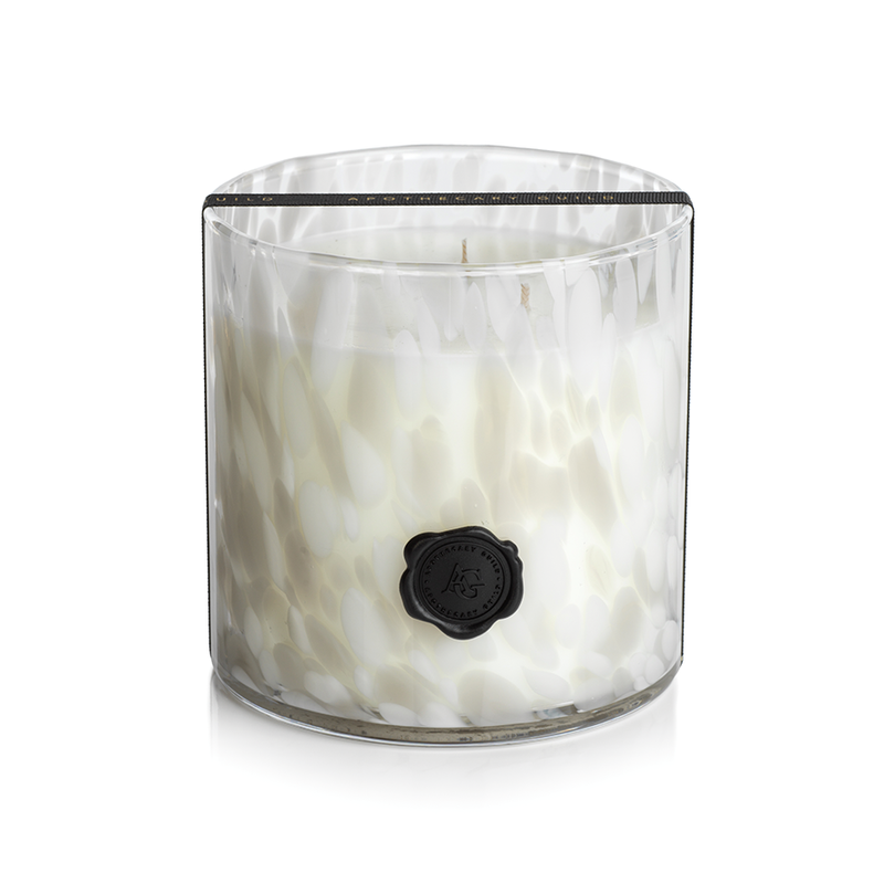 media image for AG Opal Glass 3-Wick Candle Jar in Gardenia 283