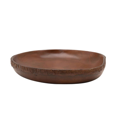 product image of acacia wood tray with bark edge by bd edition ah1824 1 535