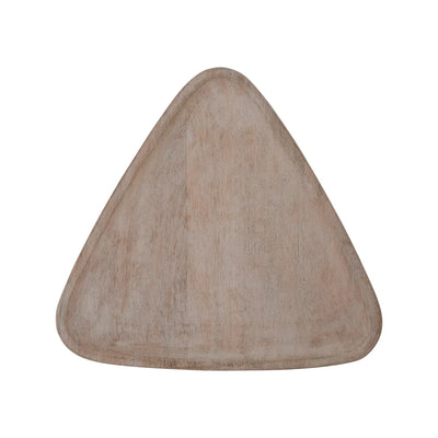 product image for mango wood triangular serving board by bd edition ah2290 2 23