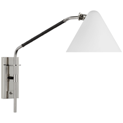 product image for Laken Medium Articulating Wall Light By Visual Comfort Modern Al 2020Hab Nrt Wht 2 72