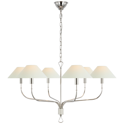 product image for Griffin Grande Tail Chandelier By Visual Comfort Modern Al 5006Bz Chc L 3 13