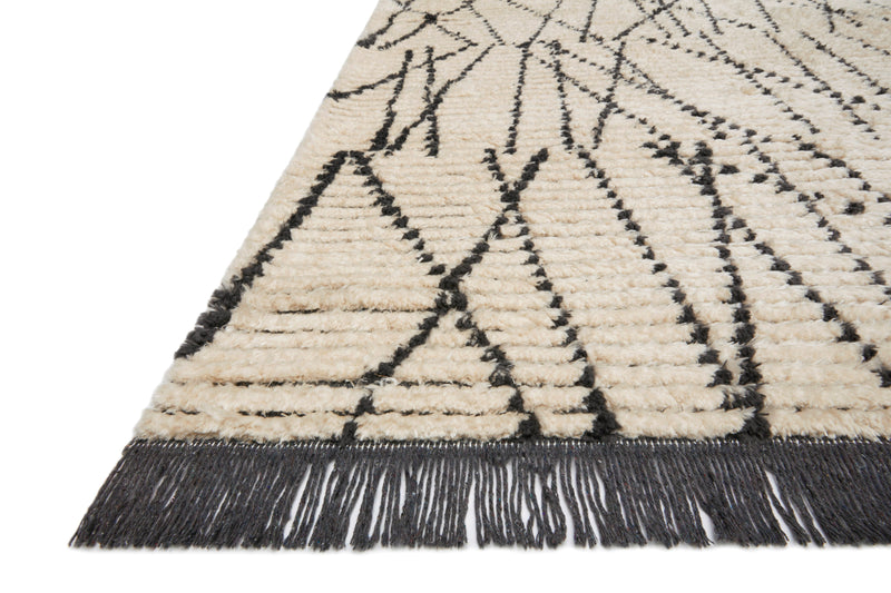 media image for Alice Scattered Lines Cream & Charcoal Rug 245