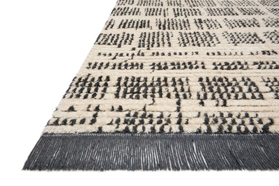 product image for Alice Square Patterned Cream & Charcoal Rug 52