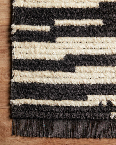 product image for Alice Striped Cream & Charcoal Rug 89