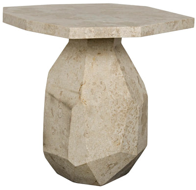 product image for polyhedron side table in white marble design by noir 2 75
