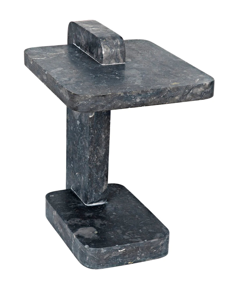 media image for north side table black marble 2 253