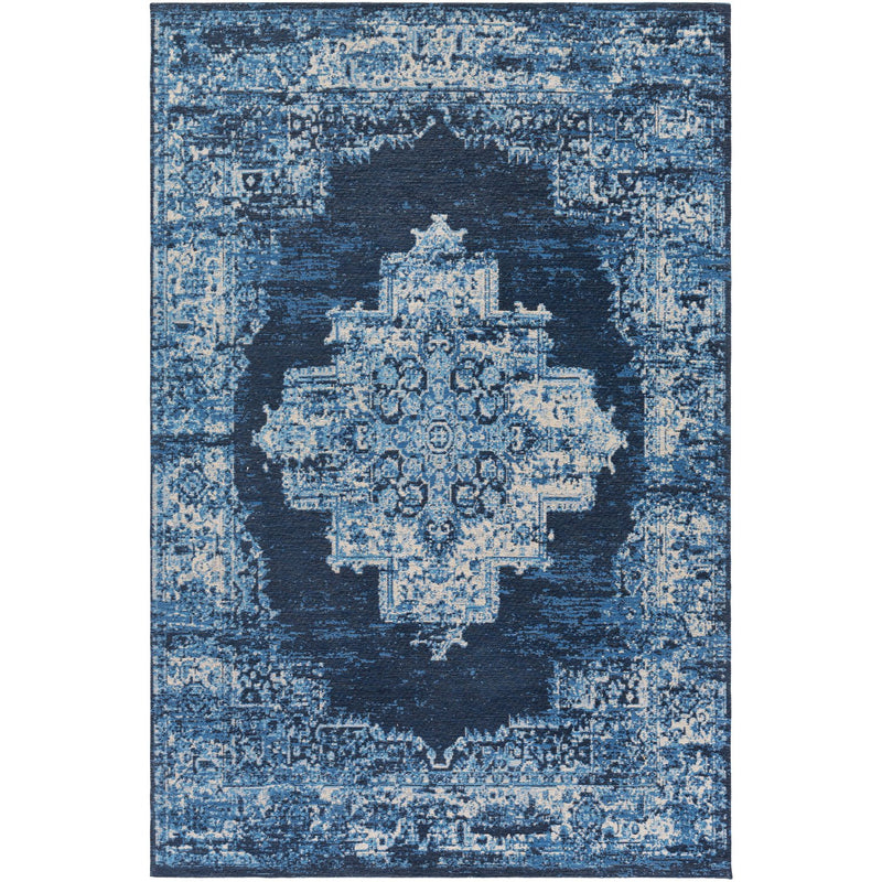 media image for Amsterdam AMS-1024 Hand Woven Rug in Navy & Beige by Surya 291