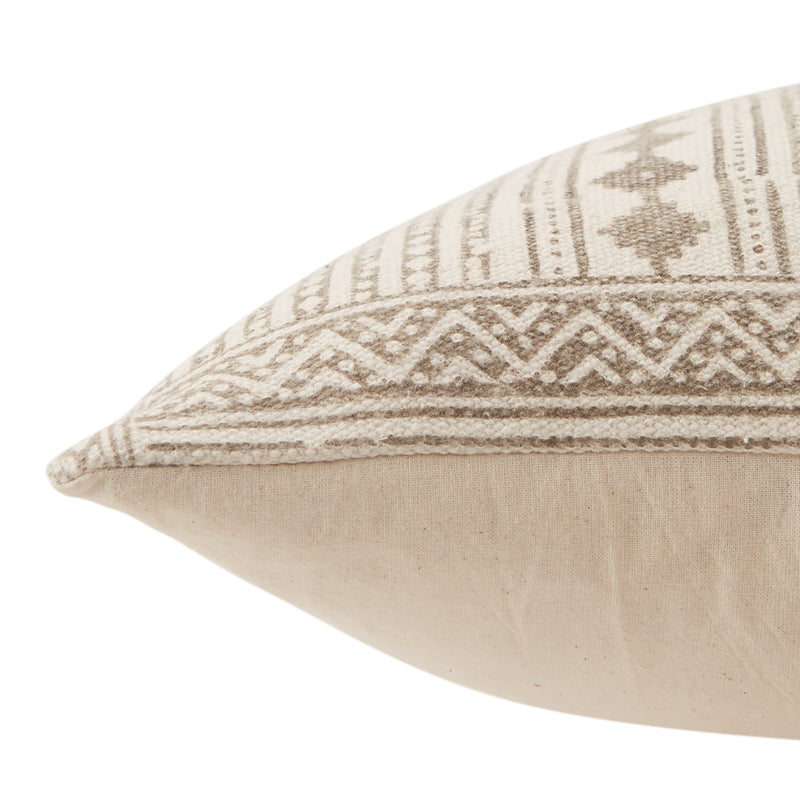 media image for Ayami Tribal Pillow in Light Pink & Cream 244