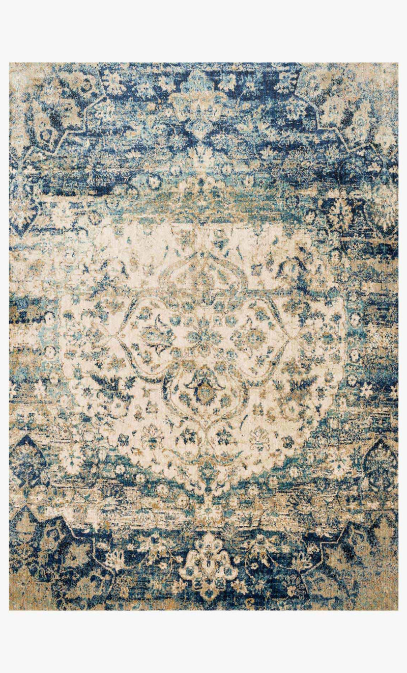 media image for Anastasia Rug in Blue & Ivory design by Loloi 256