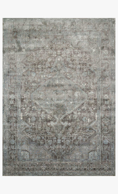 product image for Anastasia Rug in Stone & Blue design by Loloi 17