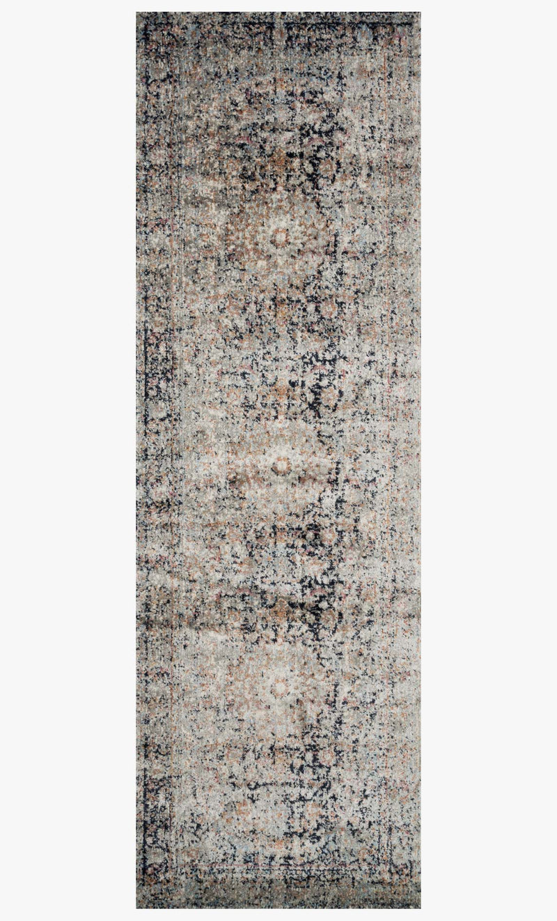 media image for Anastasia Rug in Charcoal & Sunset design by Loloi 257