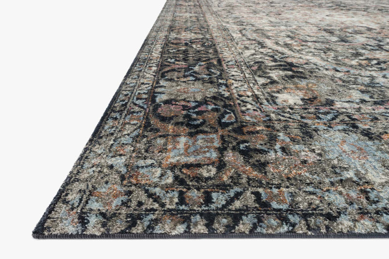 media image for Anastasia Rug in Charcoal & Sunset design by Loloi 219