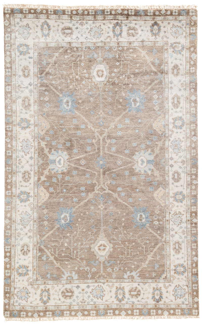 media image for Princeton Floral Rug in Feather Gray & Goat design by Jaipur 224