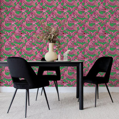 product image for Full Look Self-Adhesive Wallpaper by Alice + Olivia for Tempaper 28