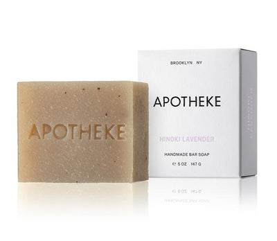 product image for hinoki lavender bar soap design by apotheke 1 56