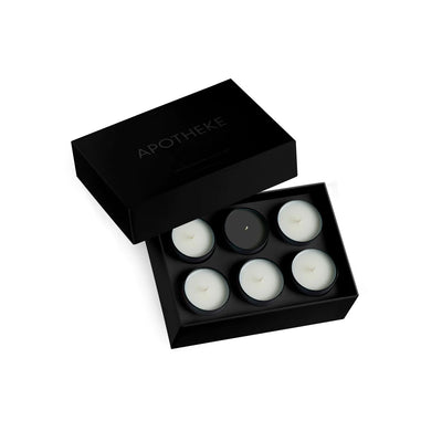 product image for signature six piece black votive gift set 1 3