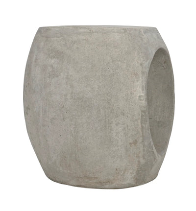 product image for trou side table stool in fiber cement design by noir 5 4