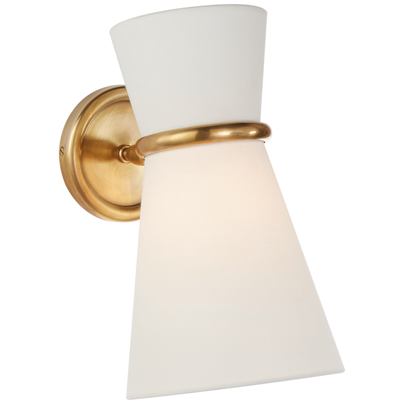 media image for Clarkson Small Single Pivoting Sconce by AERIN 20