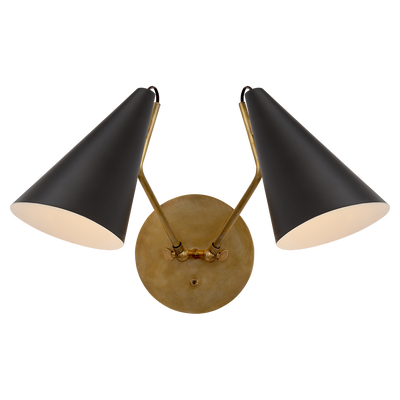 product image for Clemente Double Sconce by AERIN 62