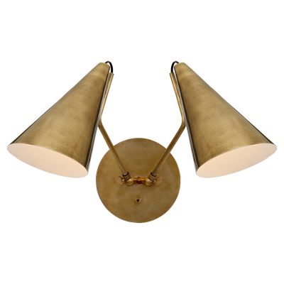 product image for Clemente Double Sconce by AERIN 19