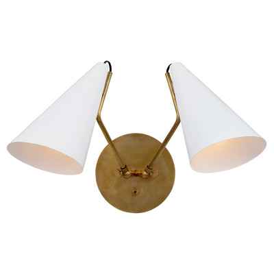 product image for Clemente Double Sconce by AERIN 17