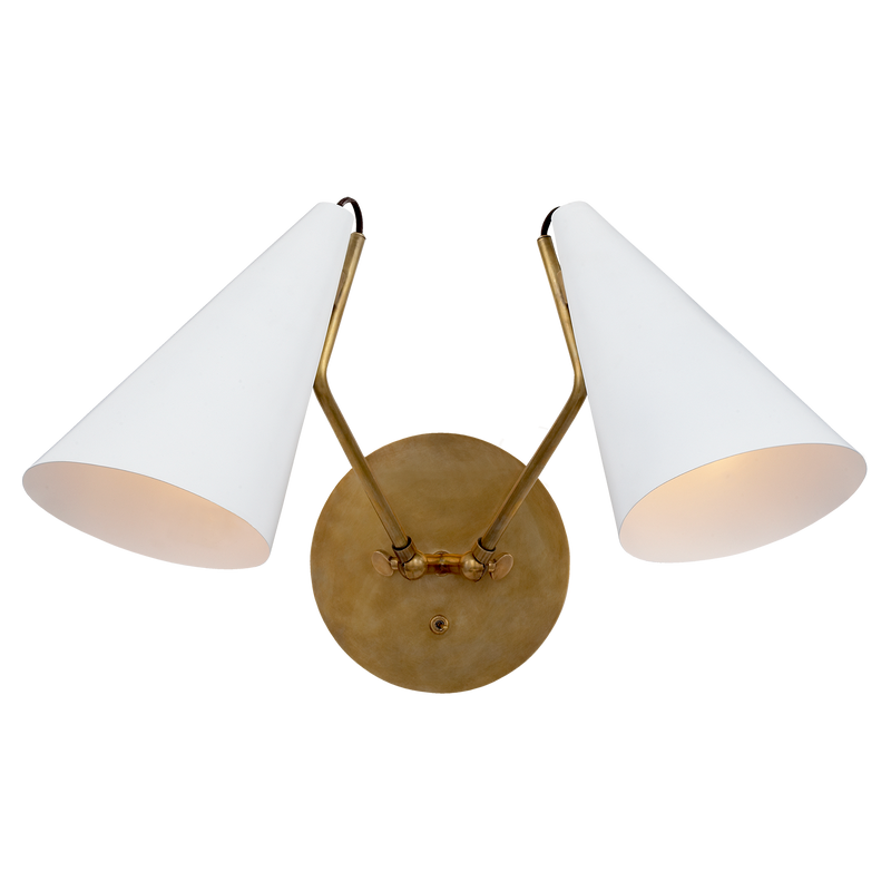 media image for Clemente Double Sconce by AERIN 268