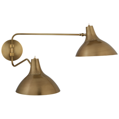 product image for Charlton Medium Double Wall Light by AERIN 81