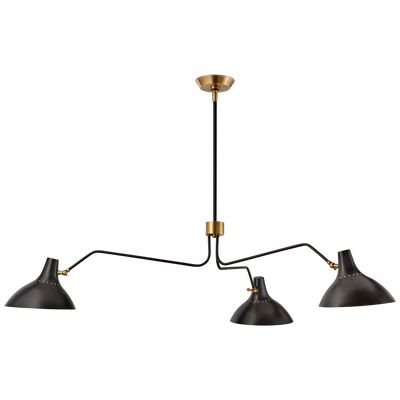 product image for Charlton Large Triple Arm Chandelier by AERIN 62