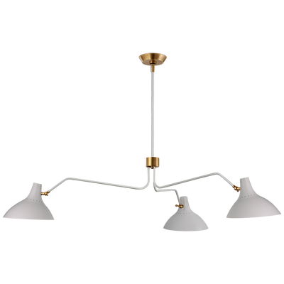 product image for Charlton Large Triple Arm Chandelier by AERIN 66