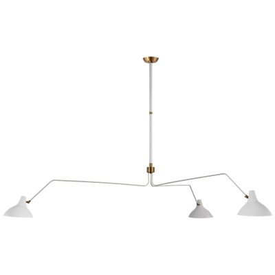 product image for Charlton Grande Triple Arm Chandelier by AERIN 74