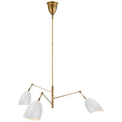 product image for Sommerard Medium Triple-Arm Chandelier by AERIN 92