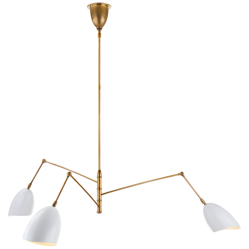 media image for Sommerard Large Triple Arm Chandelier by AERIN 275