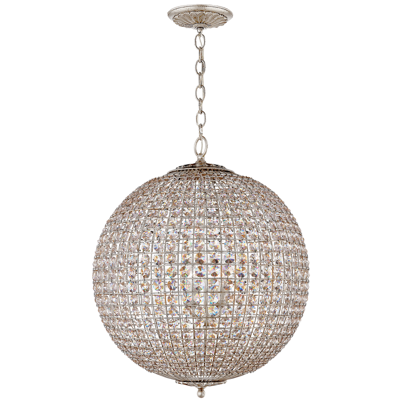 media image for Renwick Large Sphere Chandelier by AERIN 223
