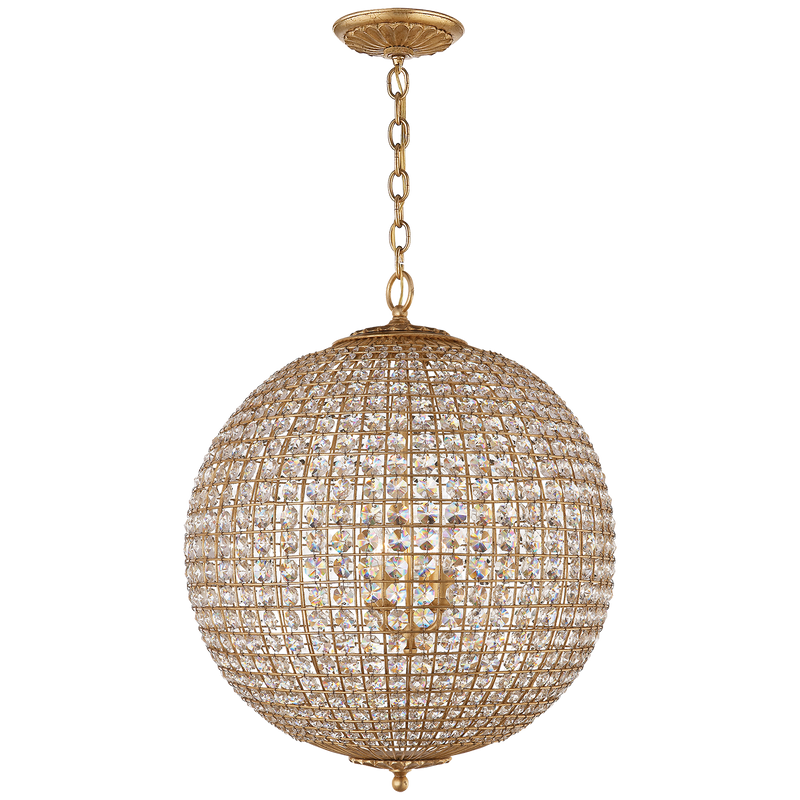 media image for Renwick Large Sphere Chandelier by AERIN 274