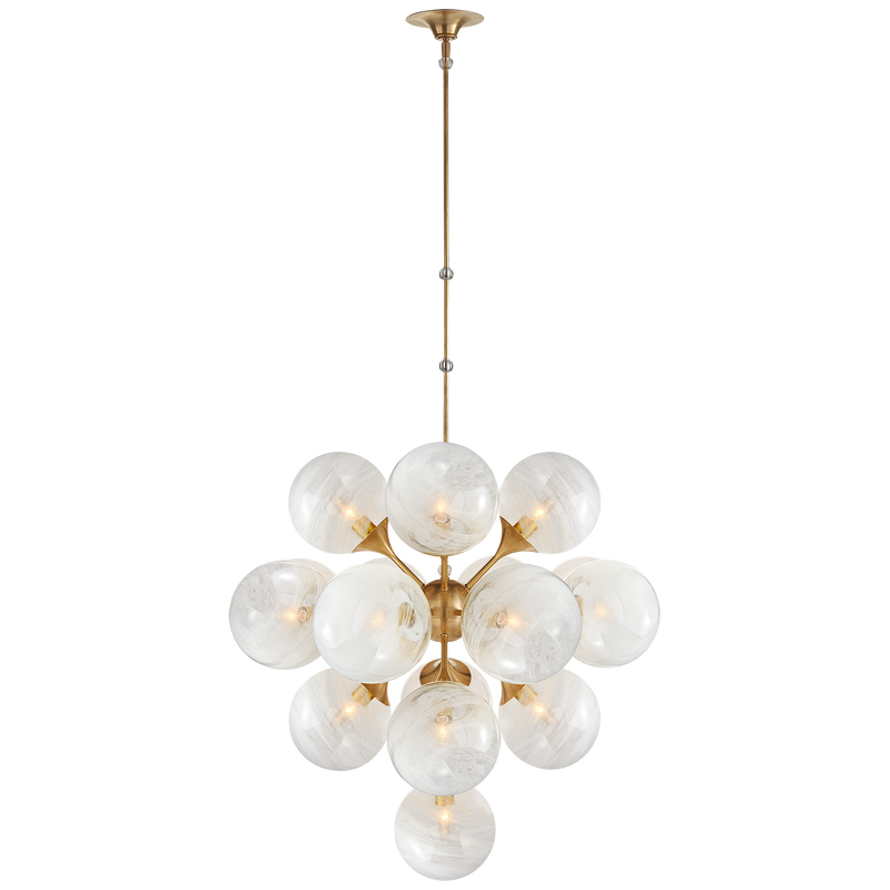 media image for Cristol Large Tiered Chandelier by AERIN 29