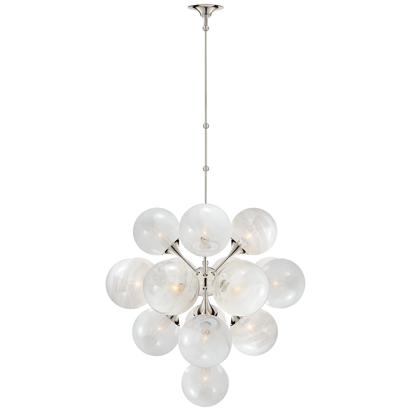 media image for Cristol Large Tiered Chandelier by AERIN 214