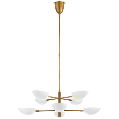 product image for Graphic Large Two-Tier Chandelier by AERIN 5
