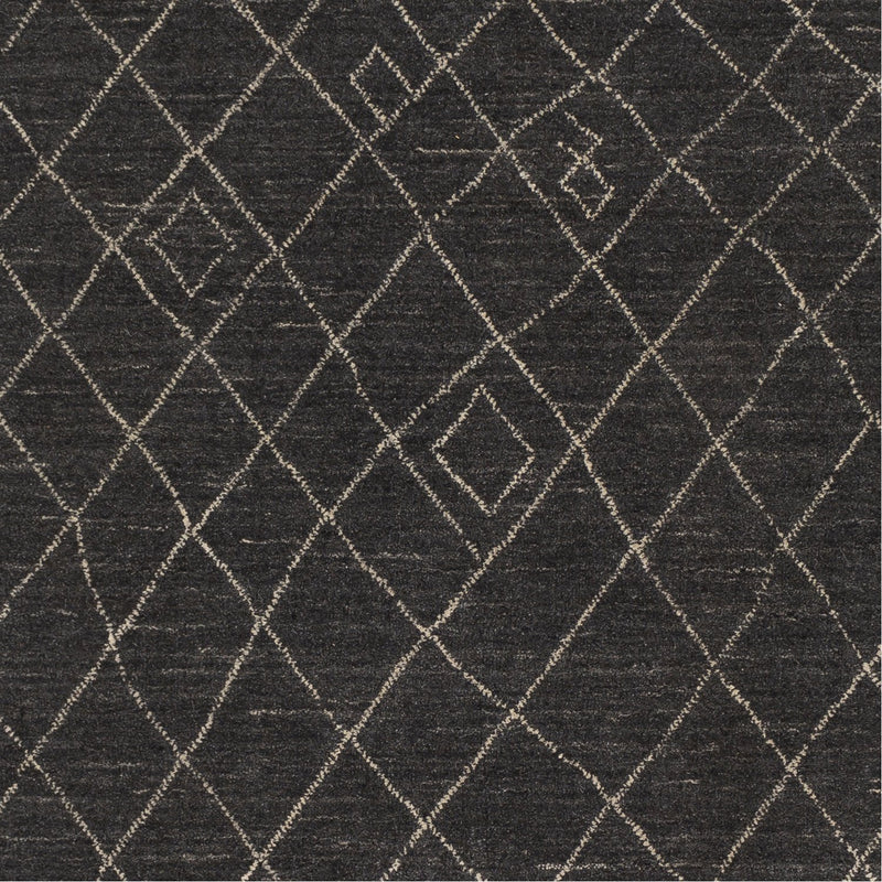 media image for Arlequin ARQ-2301 Hand Knotted Rug in Black & Cream by Surya 20