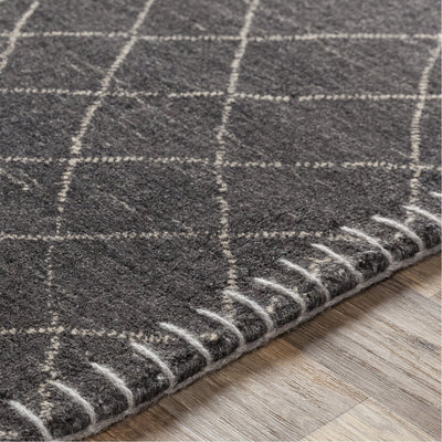 product image for Arlequin ARQ-2301 Hand Knotted Rug in Black & Cream by Surya 84