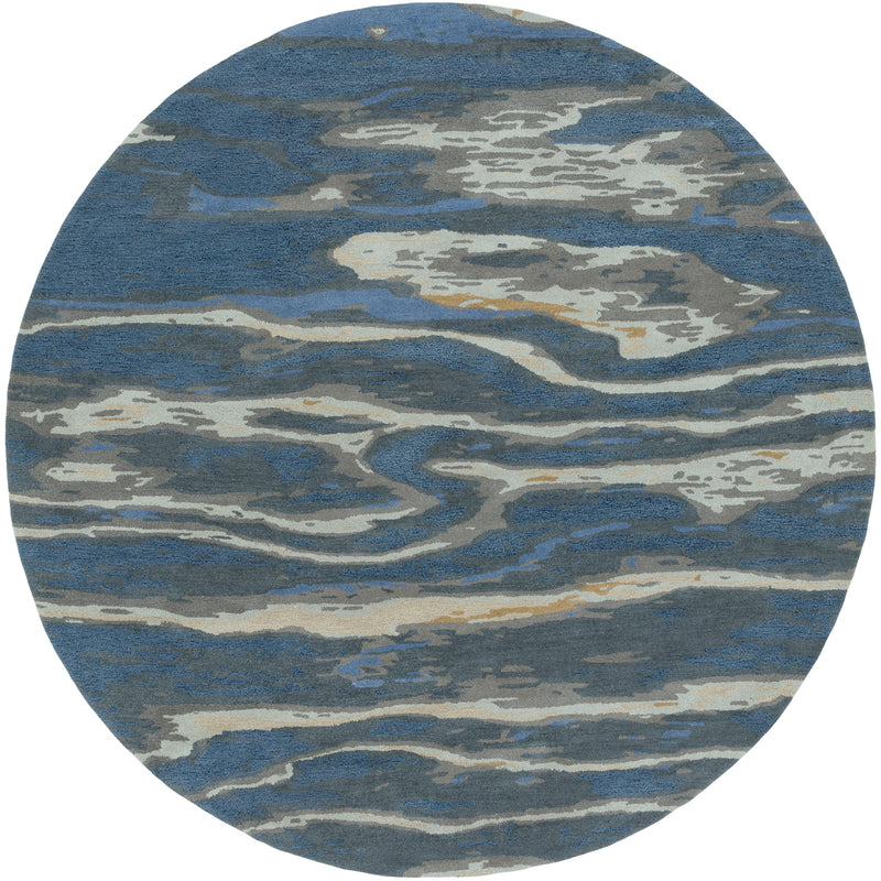 media image for artist studio rug in navy sea foam design by surya 3 24