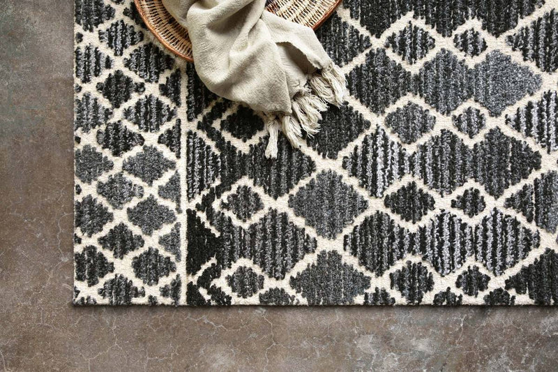 media image for Artesia Rug in Charcoal & Ivory by ED Ellen DeGeneres Crafted by Loloi 227