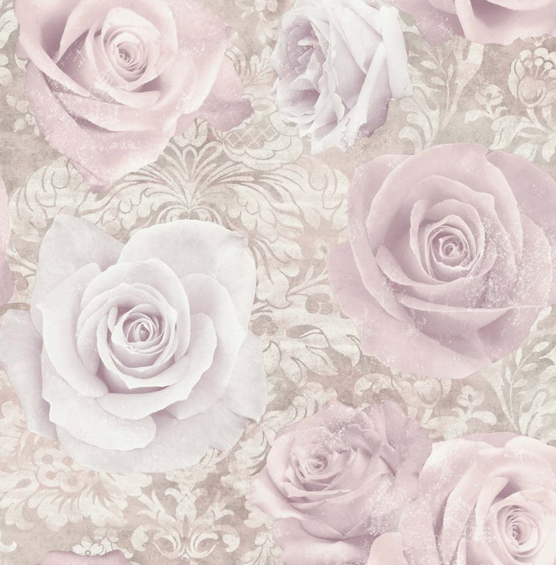 media image for Reverie Wallpaper in Light Pink by NextWall 293